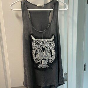 XL Grey Owl Tank